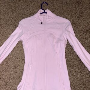 *BRAND NEW*/Unworn Pink Peony Lululemon pink Define Jacket Size 2 #athleisure